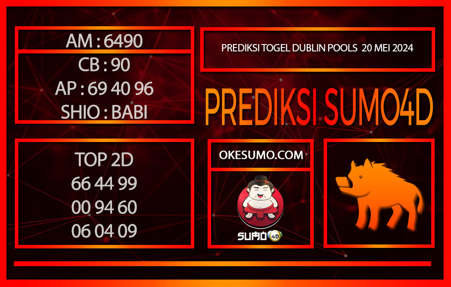 PREDIKSI TOGEL DUBLIN POOLS 20MEI2024