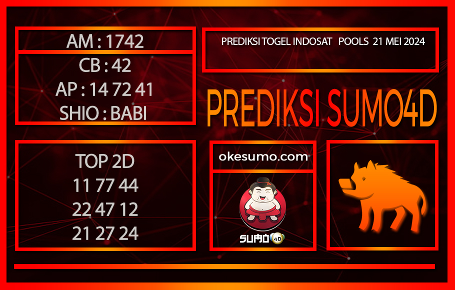 PREDIKSI TOGEL INDOSAT POOLS 21MEI2024