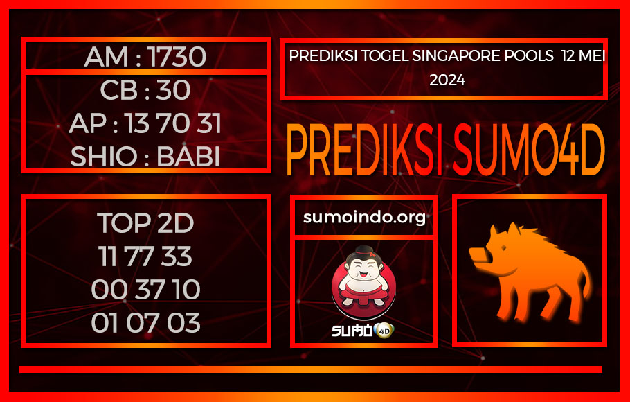 PREDIKSI TOGEL SINGAPORE POOLS 12MEI2024