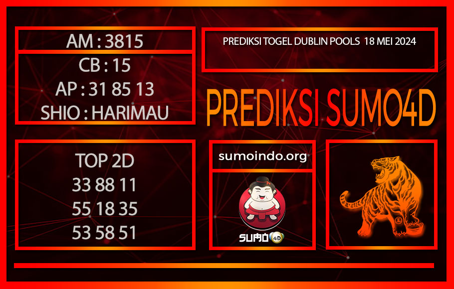 PREDIKSI TOGEL DUBLIN POOLS 18MEI2024