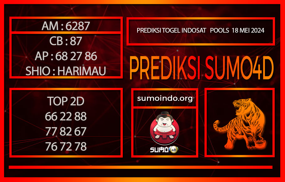 PREDIKSI TOGEL INDOSAT POOLS 18MEI2024