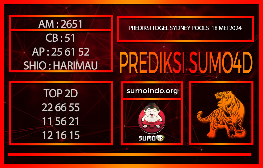 PREDIKSI TOGEL SYDNEY POOLS 18MEI2024