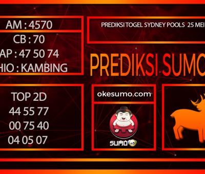 PREDIKSI TOGEL SYDNEY POOLS 25MEI2024