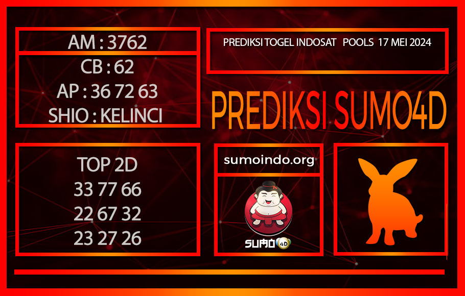 PREDIKSI TOGEL INDOSAT POOLS 17MEI2024