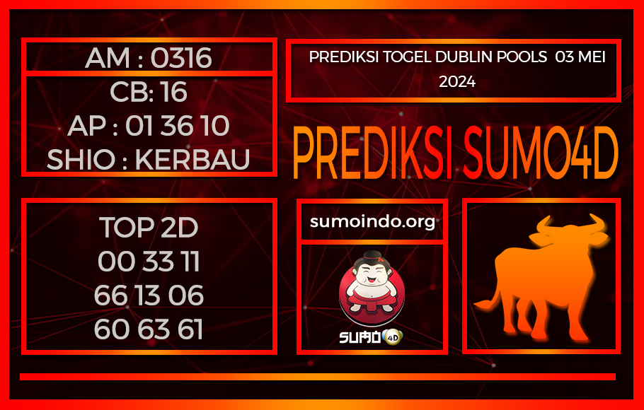 PREDIKSI TOGEL DUBLIN POOLS 03MEI2024