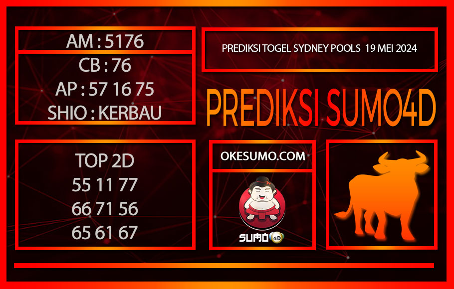 PREDIKSI TOGEL SYDNEY POOLS 19MEI2024