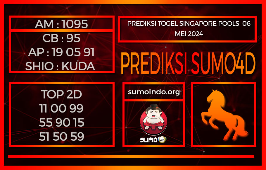 PREDIKSI TOGEL SINGAPORE POOLS 06MEI2024