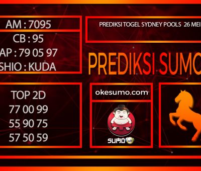 PREDIKSI TOGEL SYDNEY POOLS 26 MEI 2024