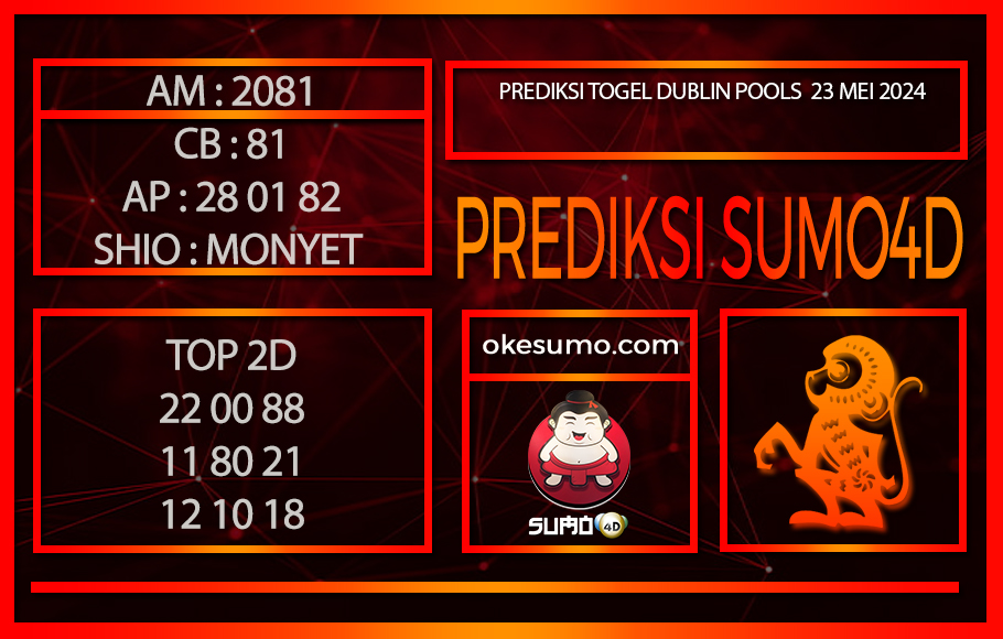 PREDIKSI TOGEL DUBLIN POOLS 23MEI2024