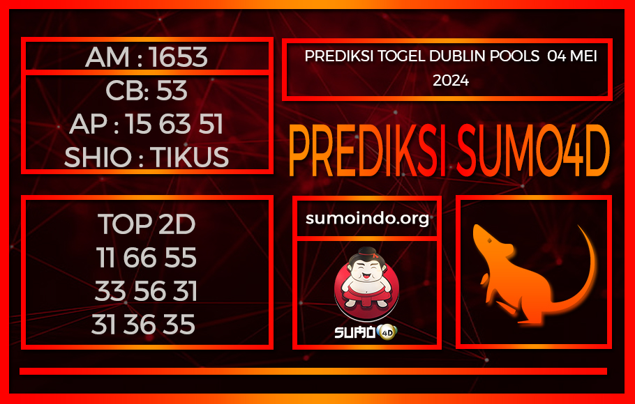 PREDIKSI TOGEL DUBLIN POOLS 04MEI2024