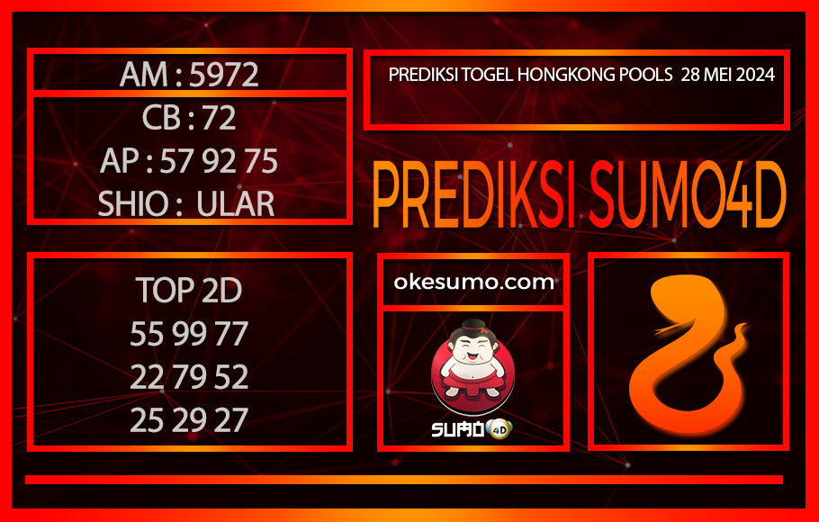 PREDIKSI TOGEL HONGKONG POOLS 28MEI2024