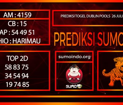 PREDIKSI TOGEL DUBLIN POOLS26/JULI/2024