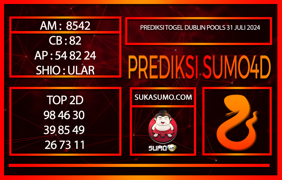 PREDIKSI TOGEL DUBLIN POOLS31/JULI/2024