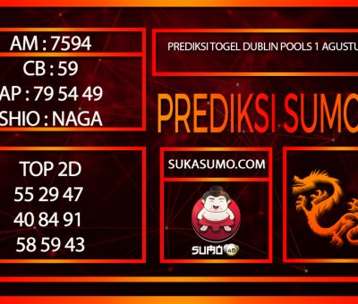 PREDIKSI TOGEL DUBLIN POOLS1/AGUSTUS/2024