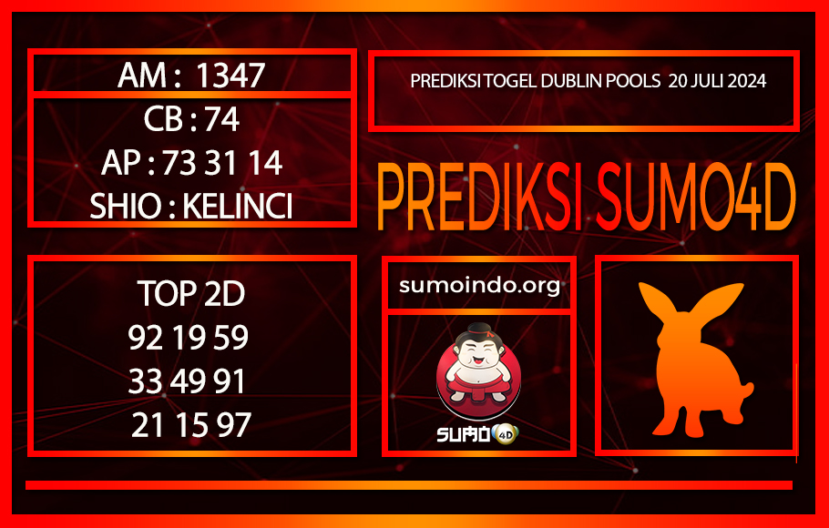 PREDIKSI TOGEL DUBLIN POOLS20/JULI/2024