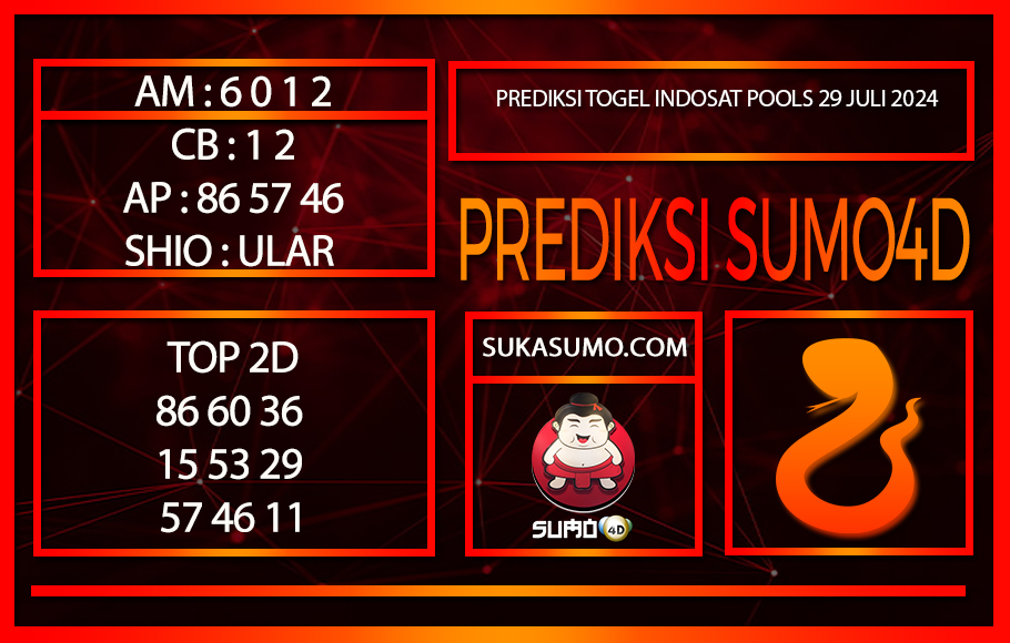 PREDIKSI TOGEL INDOSAT POOLS29/JULI/2024