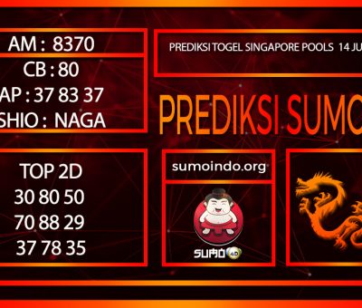 PREDIKSI TOGEL SINGAPORE POOLS14/JULI/2024