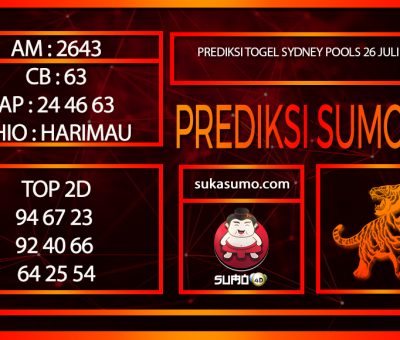 PREDIKSI TOGEL SYDNEY POOLS26/JULI/2024