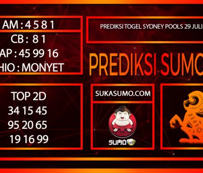 PREDIKSI TOGEL SYDNEY POOLS29/JULI/2024