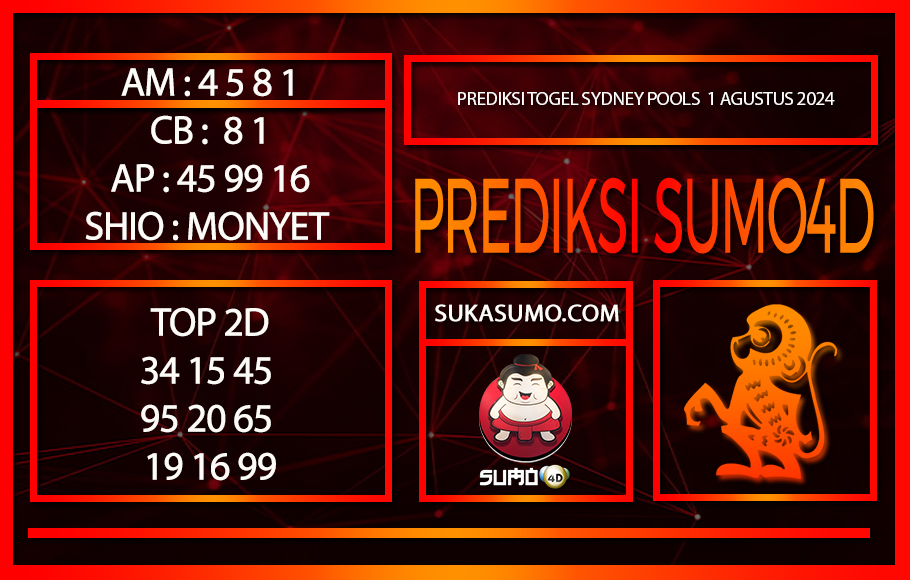 PREDIKSI TOGEL SYDNEY POOLS1/AGUSTUS/2024