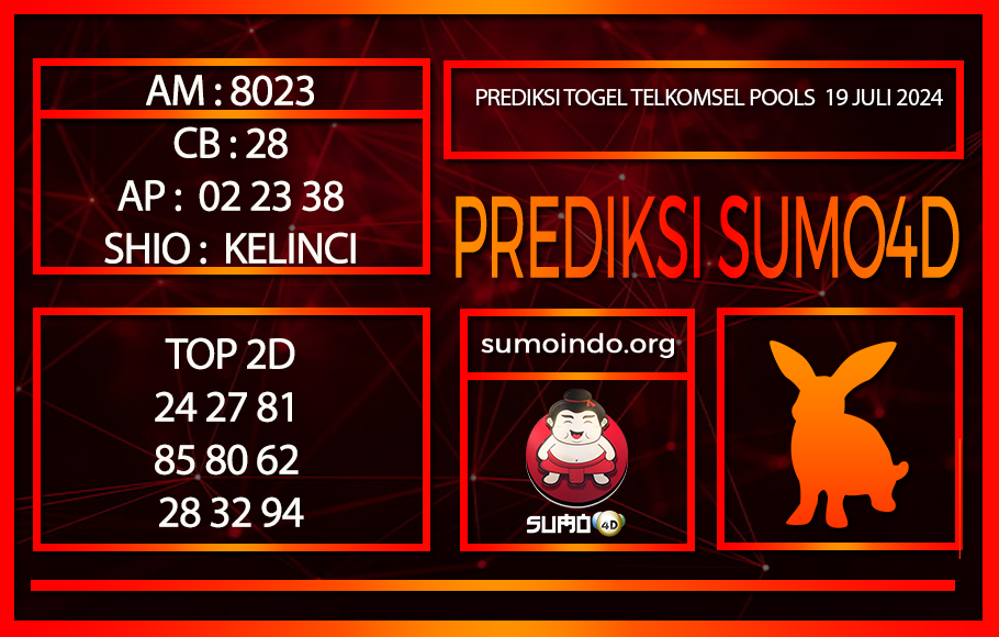 PREDIKSI TOGEL TELKOMSEL POOLS19/JULI/2024