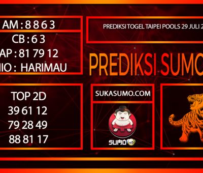 PREDIKSI TOGEL TAIPEI POOLS/29/JULI/2024