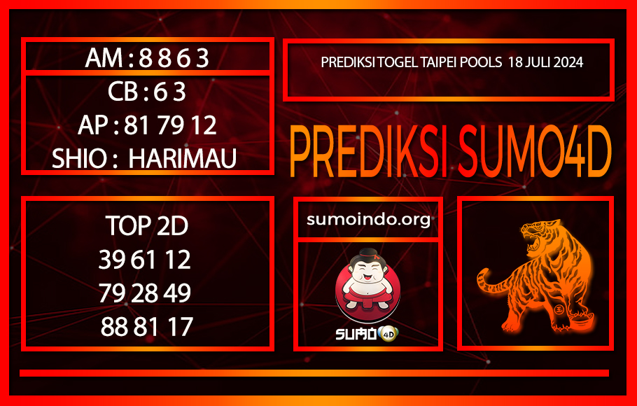 PREDIKSI TOGEL TAIPEI POOLS18/JULI/2024