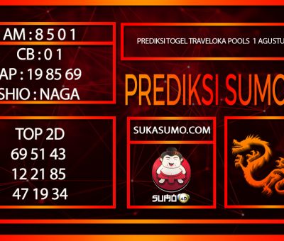 PREDIKSI TOGEL TRAVELOKA POOLS1/AGUSTUS/2024