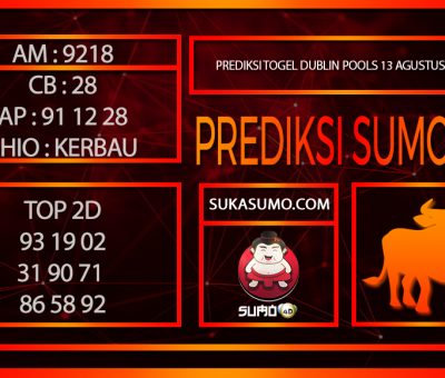 PREDIKSI TOGEL DUBLIN POOLS/13/AGUSTUS/2024