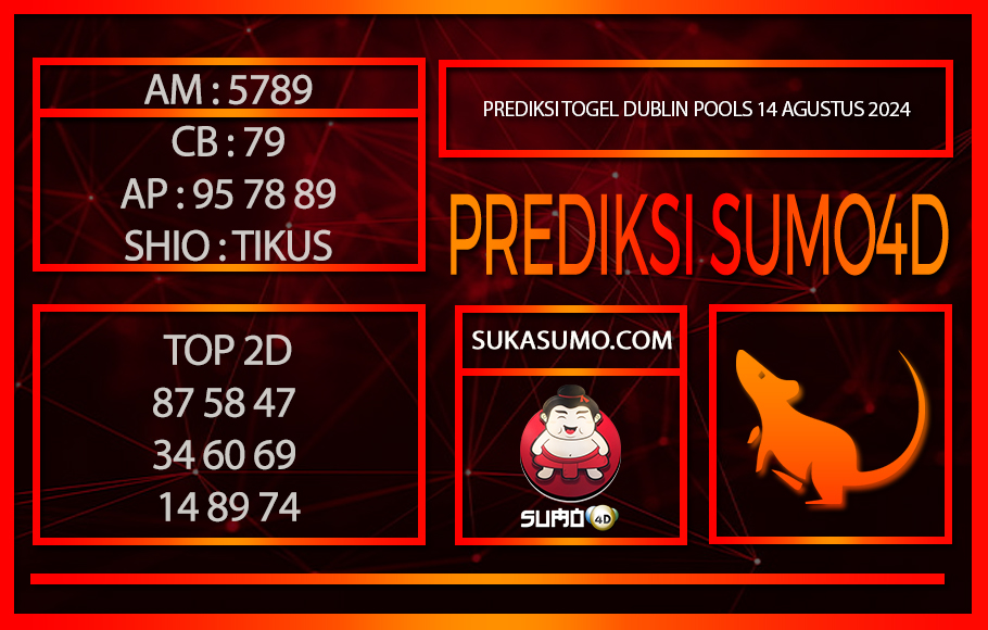 PREDIKSI TOGEL DUBLIN POOLS/14/AGUSTUS/2024