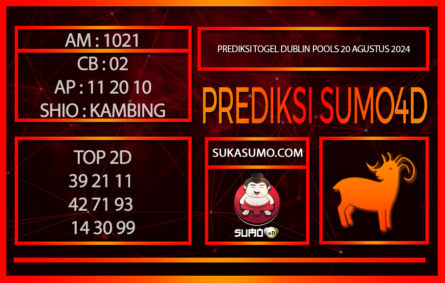 PREDIKSI TOGEL DUBLIN POOLS20/AGUSTUS/2024