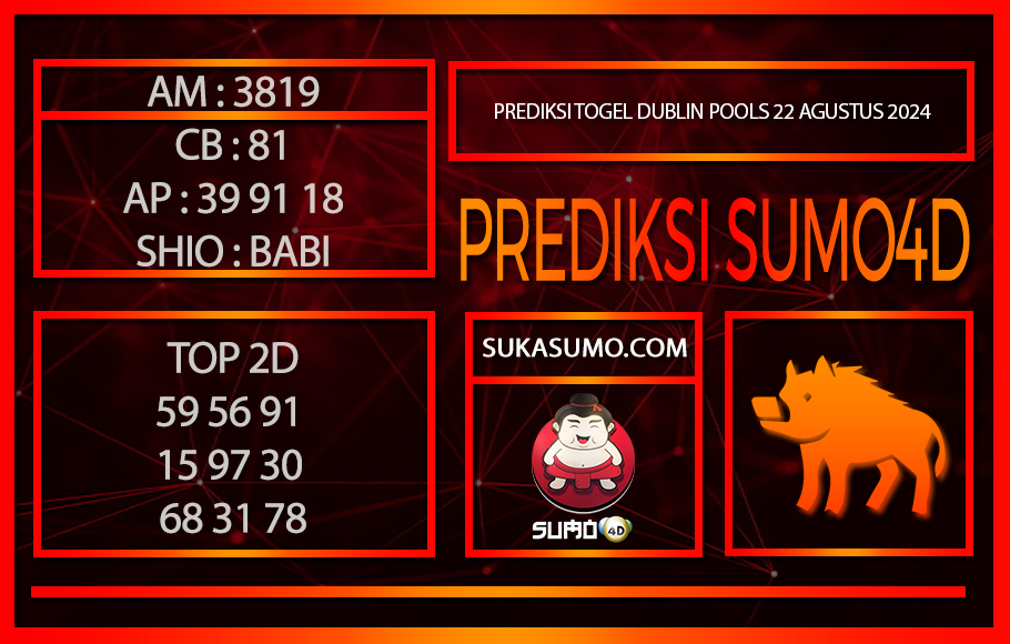 PREDIKSI TOGEL DUBLIN POOLS/22/AGUSTUS/2024