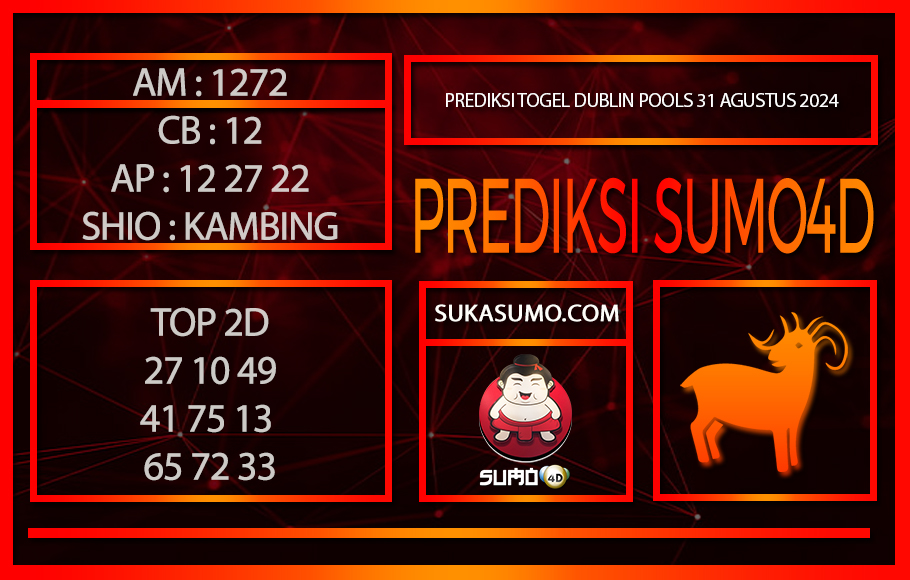 PREDIKSI TOGEL DUBLIN POOLS31/AGUSTUS/2024