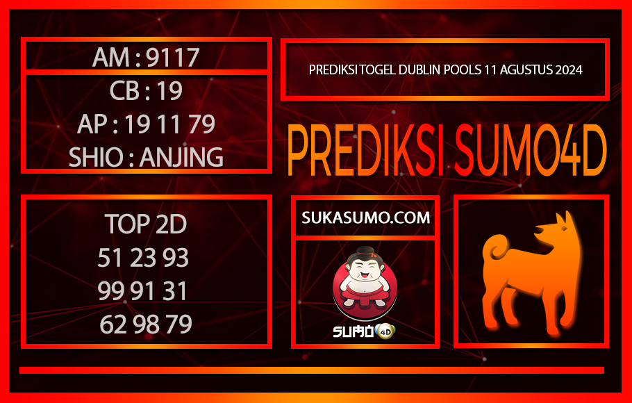 PREDIKSI TOGEL DUBLIN POOLS/11/AGUSTUS/2024