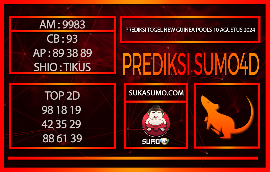 PREDIKSI TOGEL NEWGUINEA POOLS/10/AGUSTUS/2024