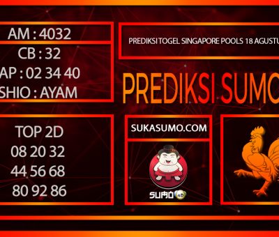 PREDIKSI TOGEL SINGAPORE POOLS/18/AGUSTUS/2024