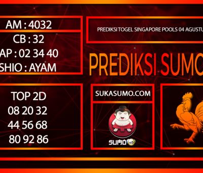 PREDIKSI TOGEL SINGAPORE POOLS/04/AGUSTUS/2024