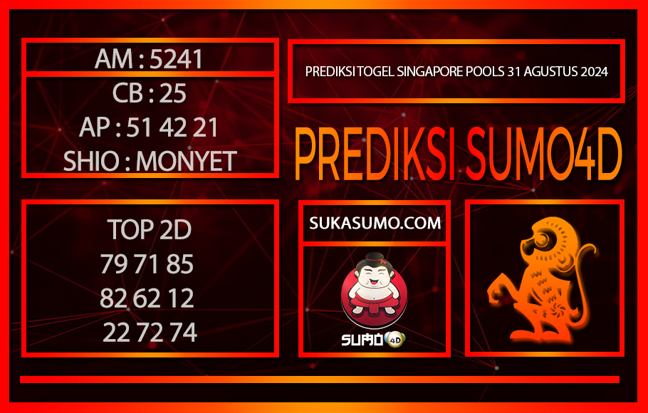 PREDIKSI TOGEL SINGAPORE POOLS31/AGUSTUS/2024