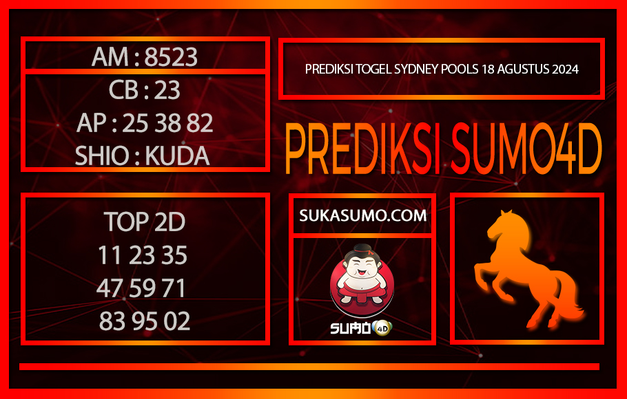 PREDIKSI TOGEL SYDNEY POOLS/18/AGUSTUS/2024