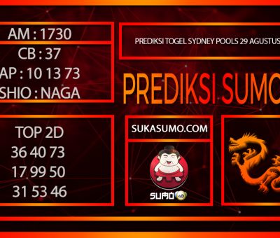 PREDIKSI TOGEL SYDNEY POOLS29/AGUSTUS/2024