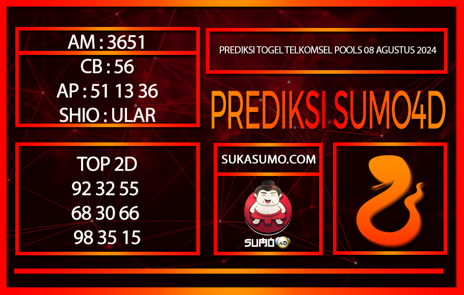 PREDIKSI TOGEL TELKOMSEL POOLS08/AGUSTUS/2024