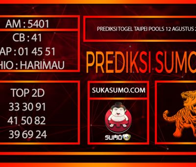 PREDIKSI TOGEL TAIPEI POOLS/12/AGUSTUS/2024