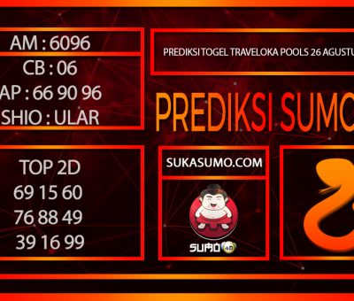 PREDIKSI TOGEL TRAVELOKA POOLS26/AGUSTUS/2024