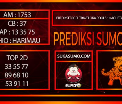 PREDIKSI TOGEL TRAVELOKA POOLS/10/AGUSTUS/2024