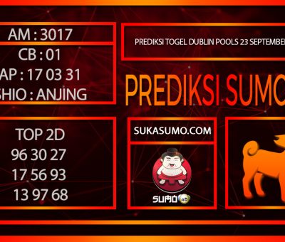 PREDIKSI TOGEL DUBLIN POOLS/23/SEPTEMBER/2024