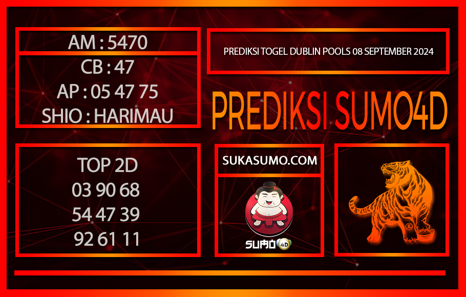 PREDIKSI TOGEL DUBLIN POOLS08/SEPTEMBER/2024