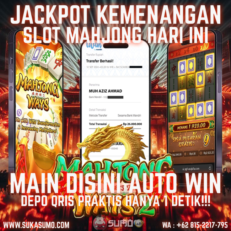 BUKTI KEMENANGAN SLOT PGSOFT12/SEPTEMBER/2024