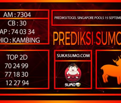 PREDIKSI TOGEL SINGAPORE POOLS/15/SEPTEMBER/2024