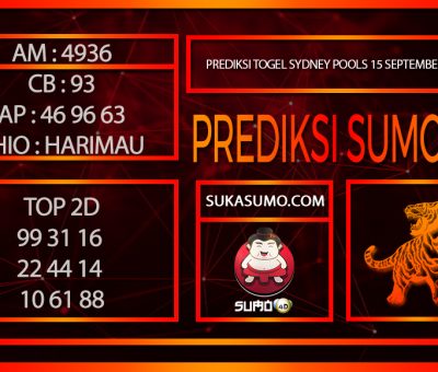 PREDIKSI TOGEL SYDNEY POOLS/15/SEPTEMBER/2024