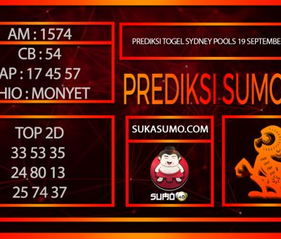 PREDIKSI TOGEL SYDNEY POOLS/19/SEPTEMBER/2024